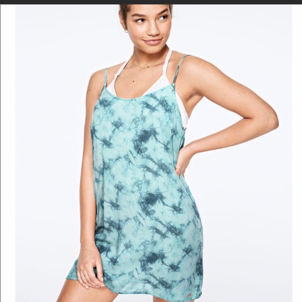 VSPINK NWT swimsuit coverup/ Tie dye